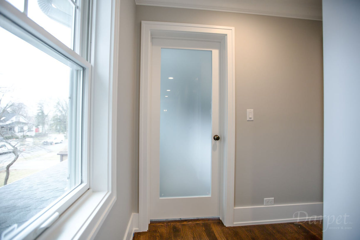 Frosted Glass French (1 Lite) Double