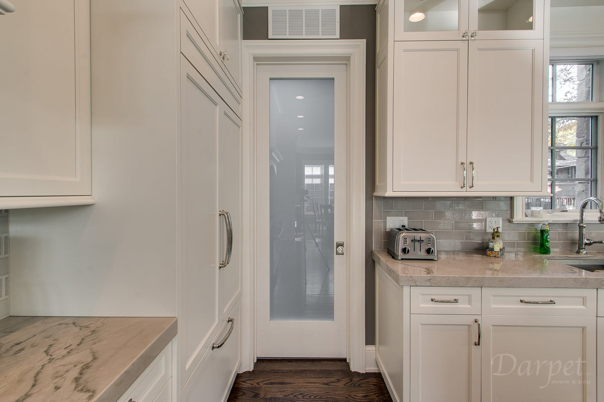 Frosted Glass French (1 Lite) Barn