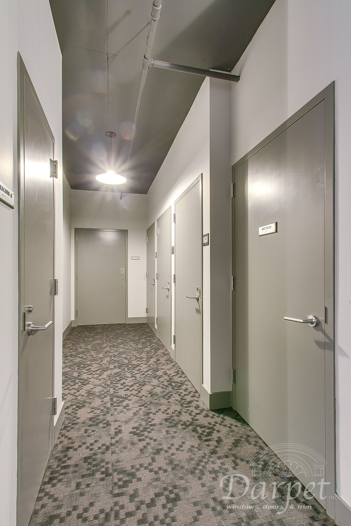 Flush Hollow Metal Double Door