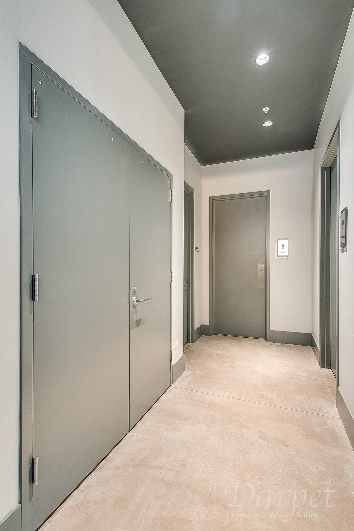 Flush Hollow Metal Double Door
