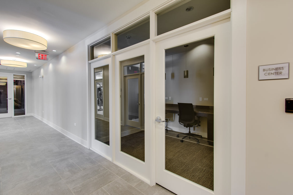 Hollow Metal Door with Full Lite