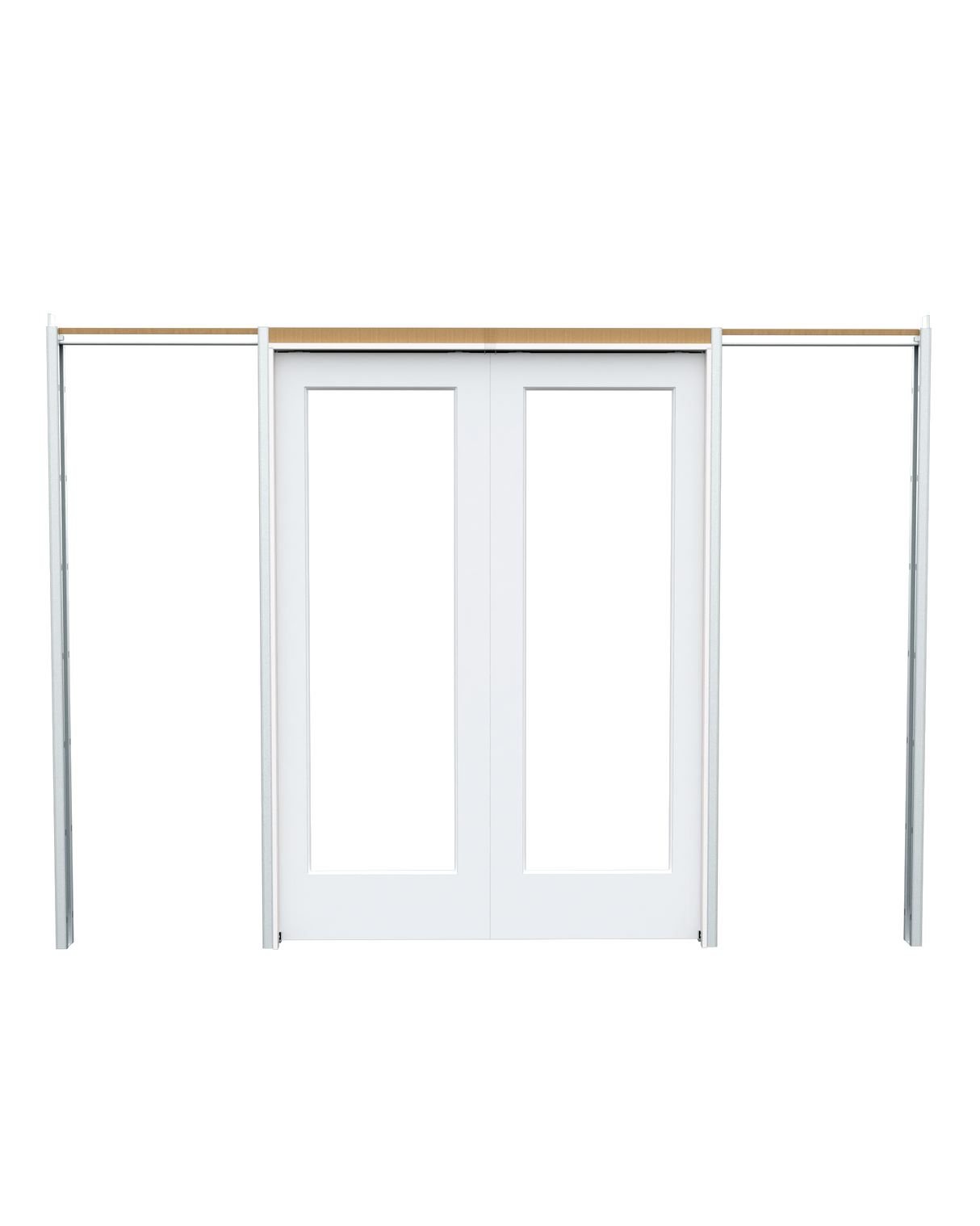 Clear Glass French (1 Lite) Pocket