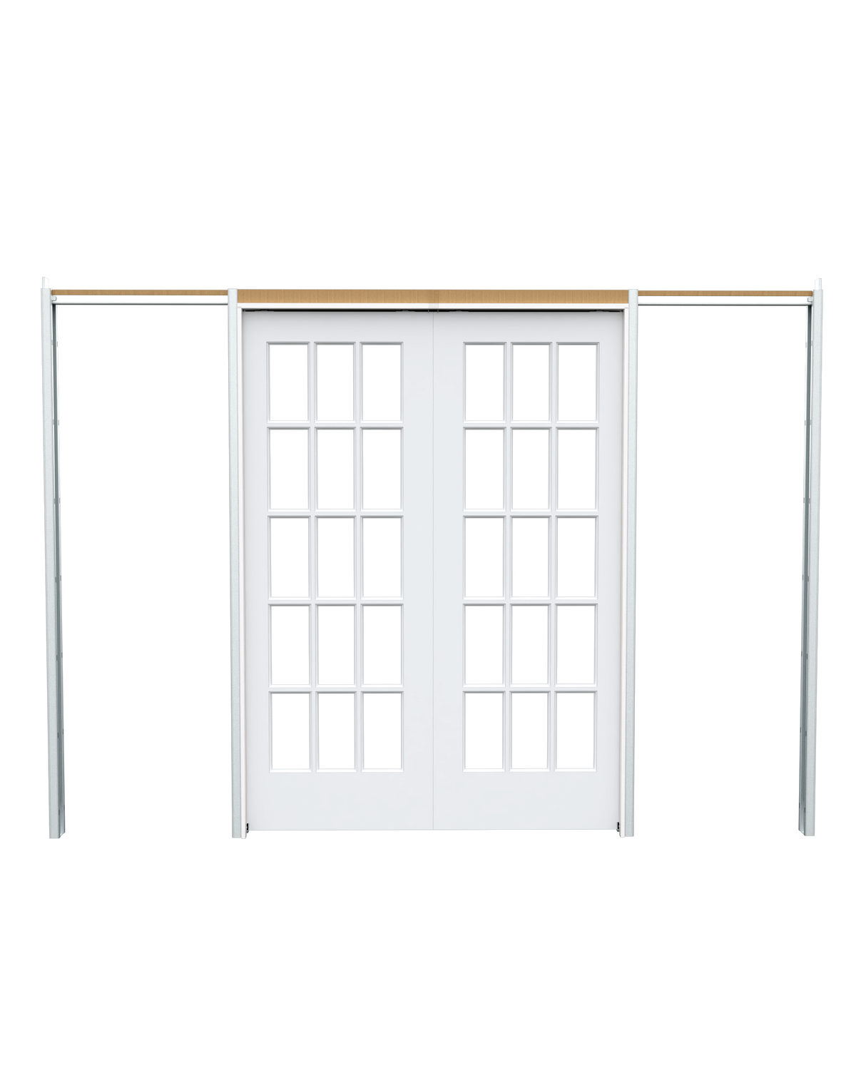 Clear Glass French (15 Lite) Pocket