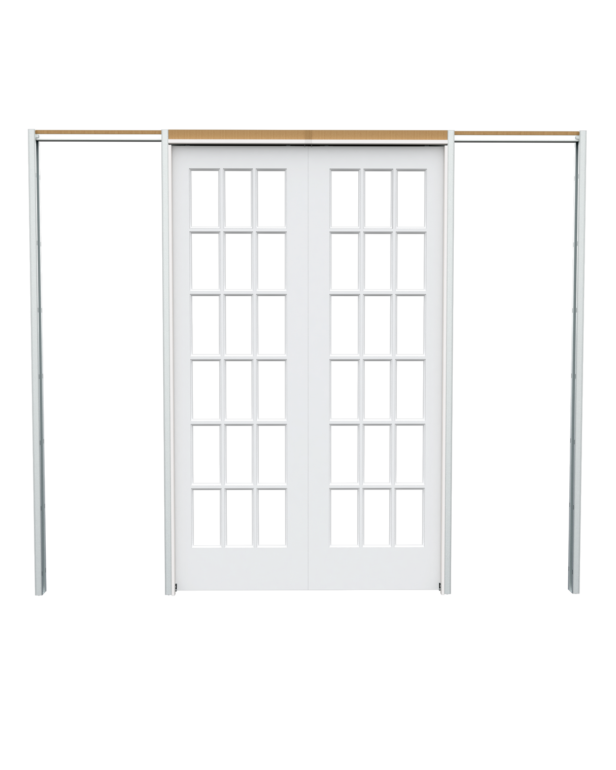 Clear Glass Poplar (18 Lite) Pocket