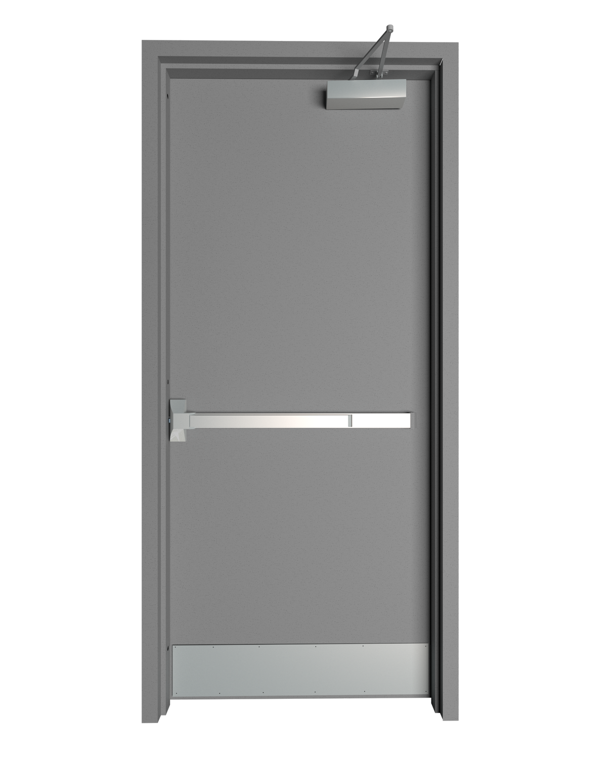Flush Hollow Metal Double Door