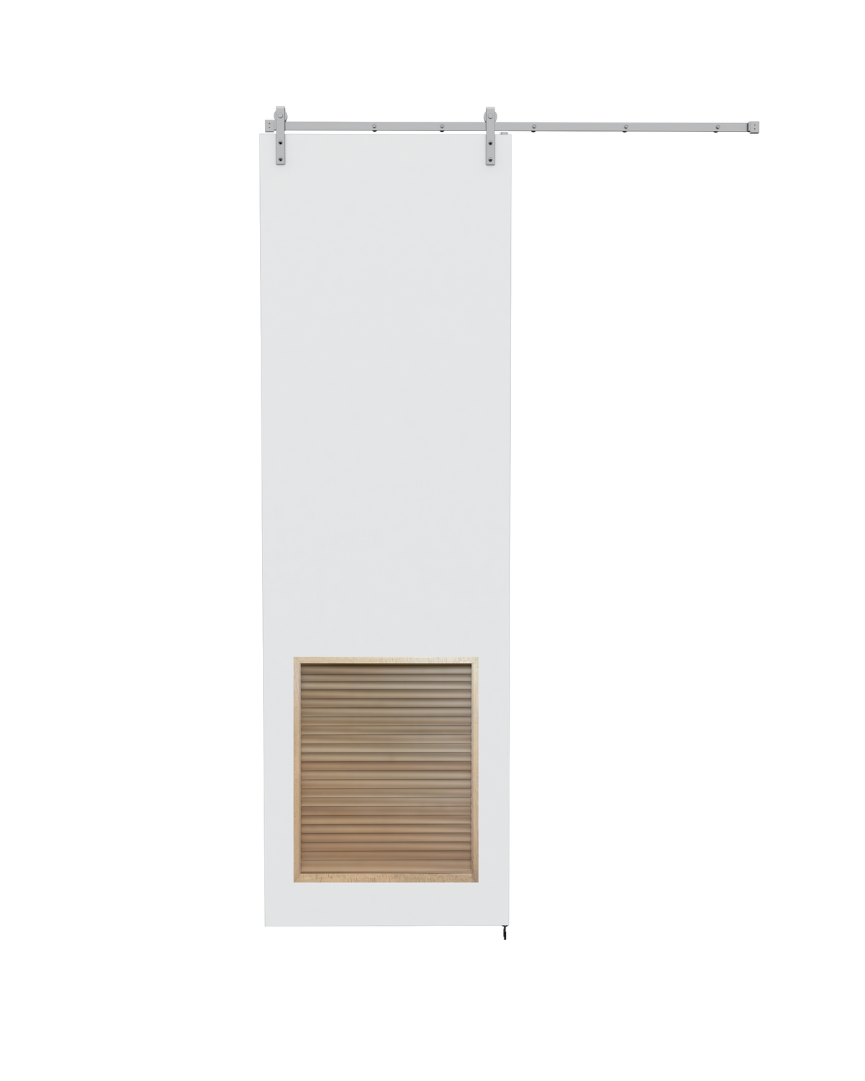 Flat Shaker (2 Panel) Triple Bypass with Louver Insert