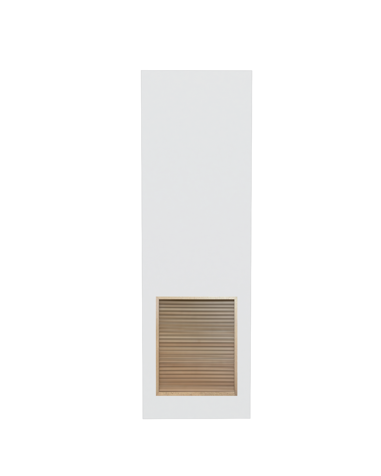 Flush Slab with Louver Insert
