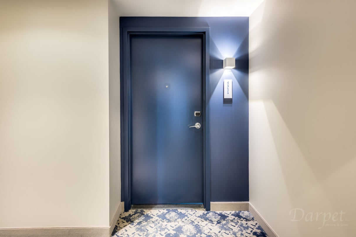 Flush Hollow Metal Double Door