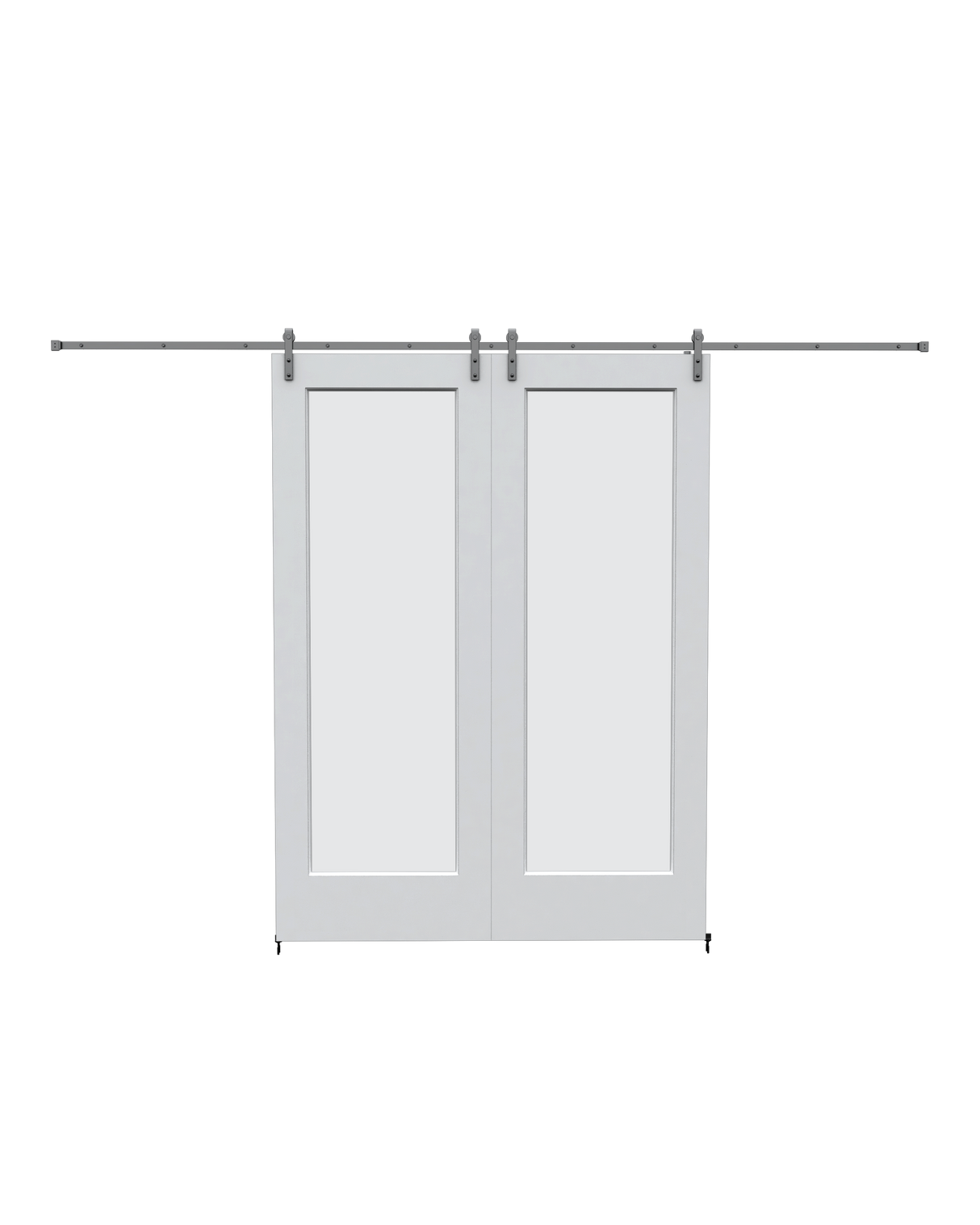Frosted Glass French (1 Lite) Barn