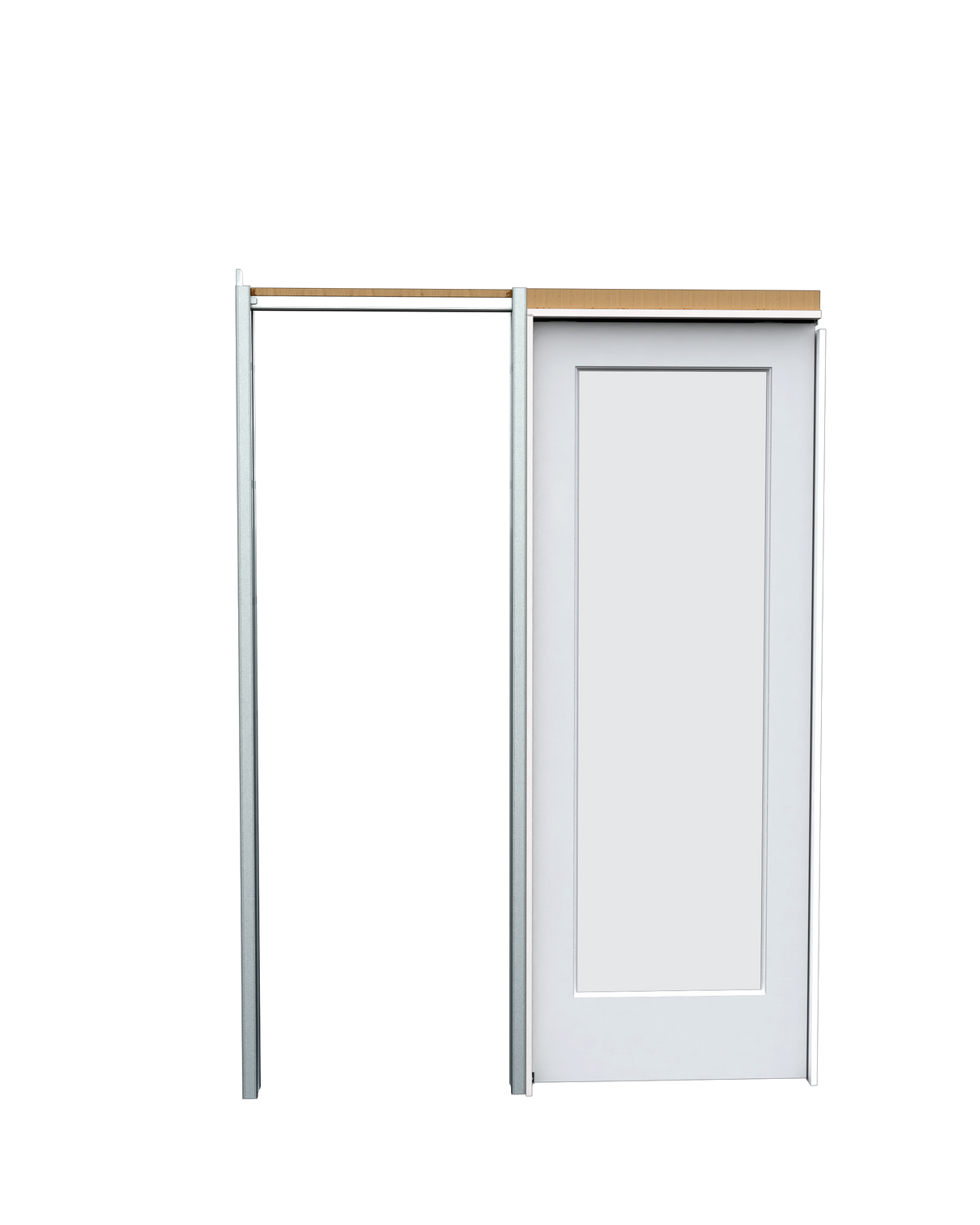 Frosted Glass French (1 Lite) Pocket