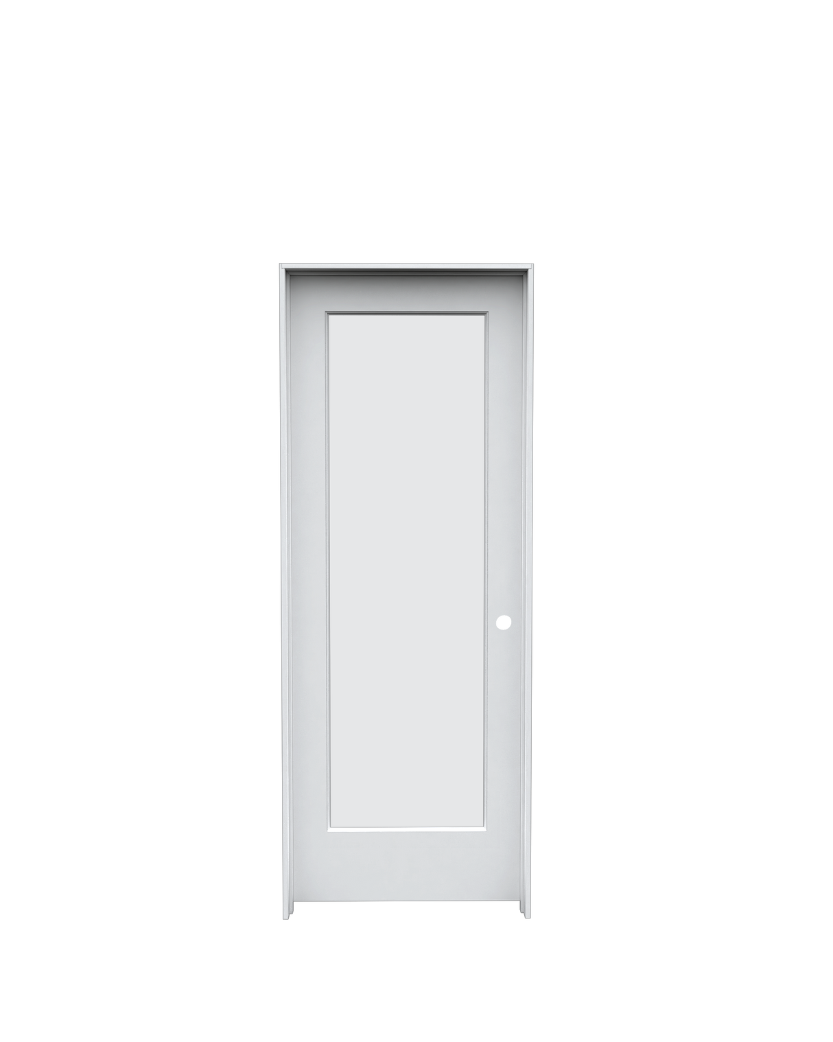 Frosted Glass French (1 Lite) Prehung