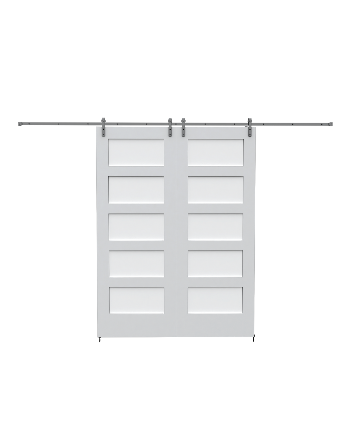 Laminated Glass Poplar Shaker (5 Lite) Barn