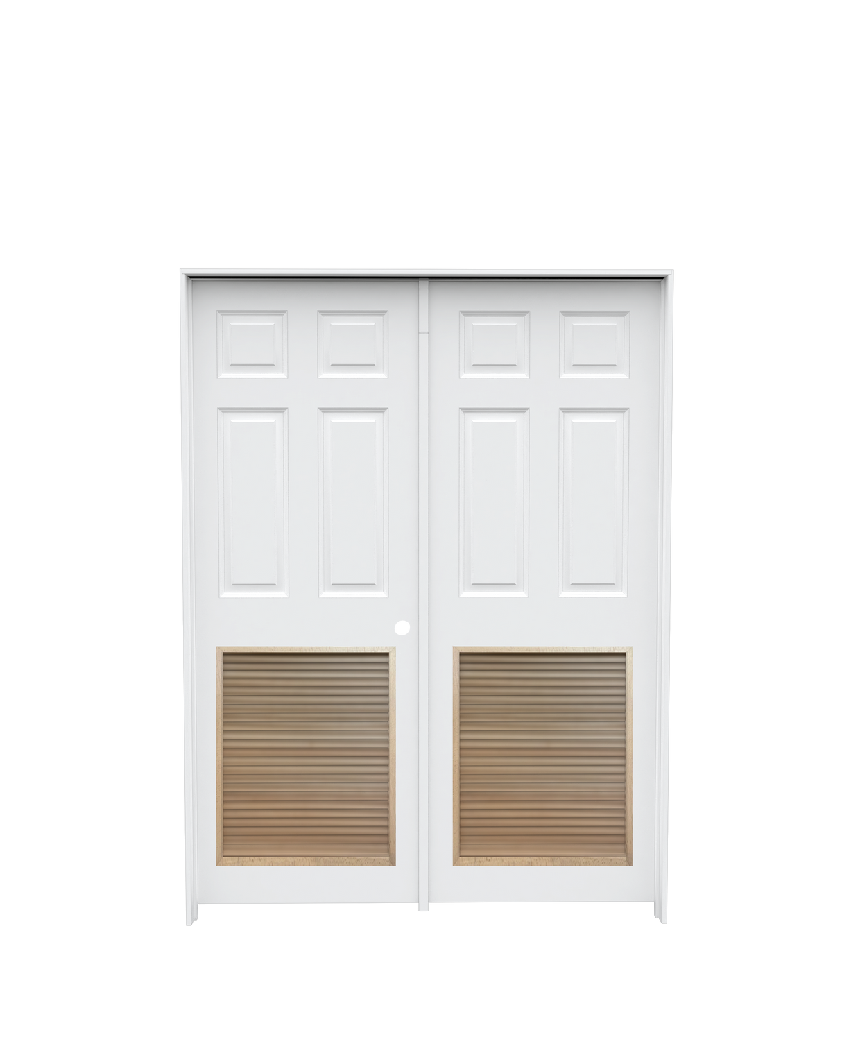 Smooth Double with Louver Insert