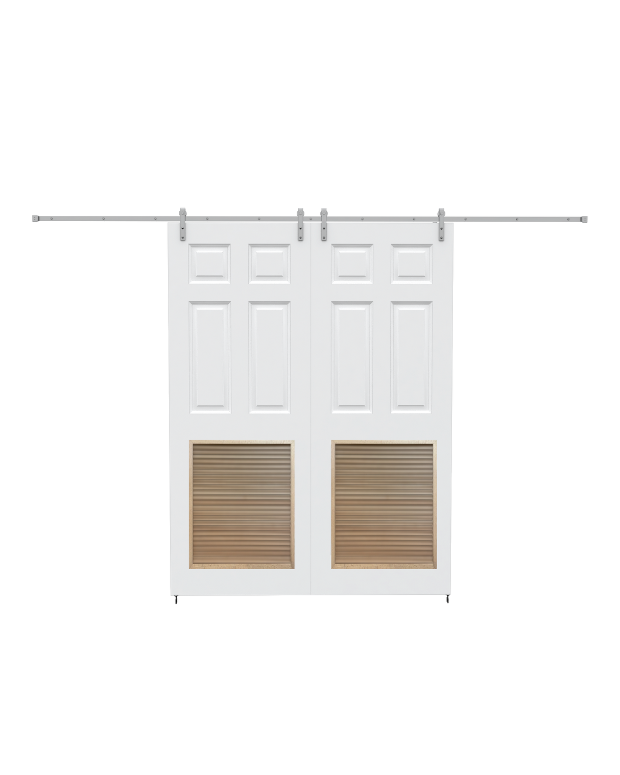 Smooth Barn with Louver Insert