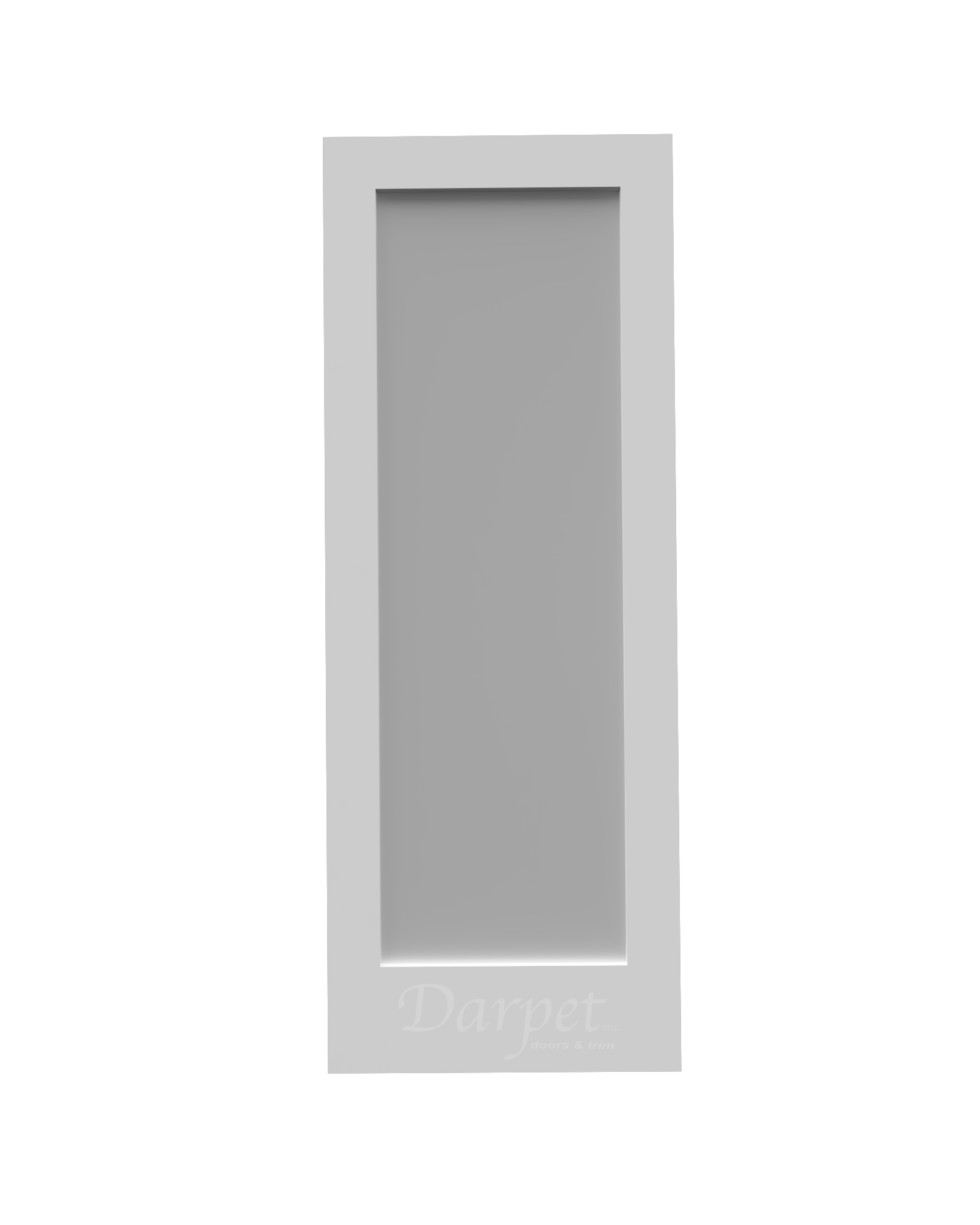 1 panel shaker white laminate - Darpet Doors - Chicago - Elk Grove Village - Illinois