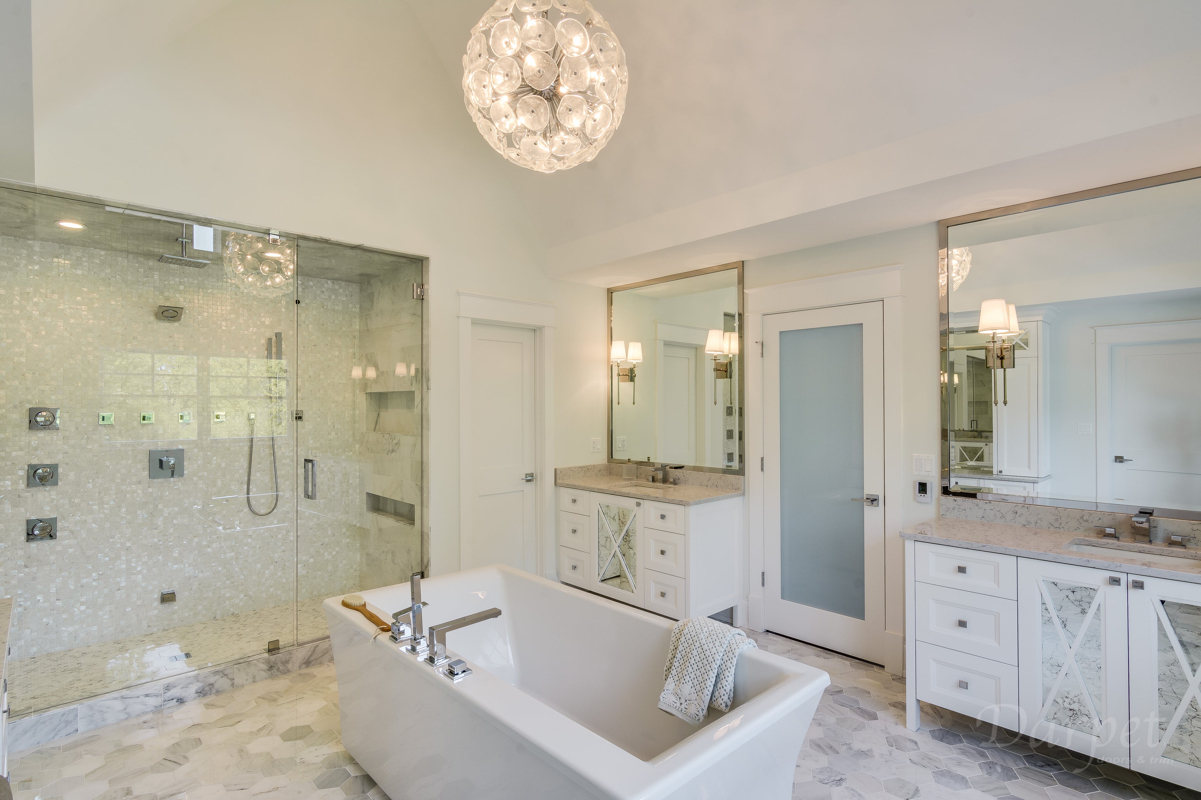 1 lite frosted shaker in a bathroom - Darpet Doors - Chicago - Elk Grove Village - Illinois