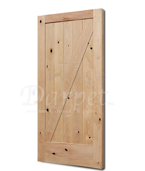 Knotty Alder Barn Door 3-0 7-0