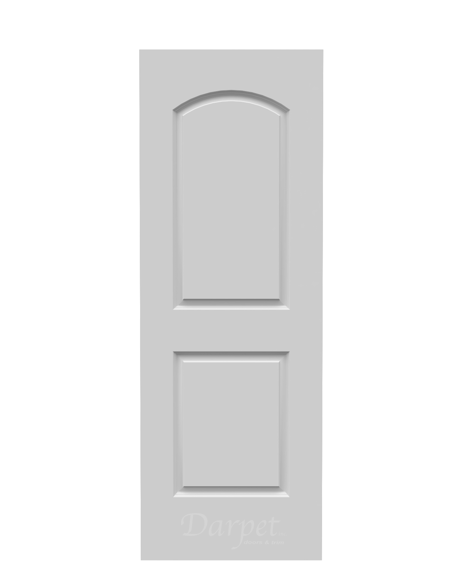 2 Panel Arch Caiman Primed 7'-0" (84")