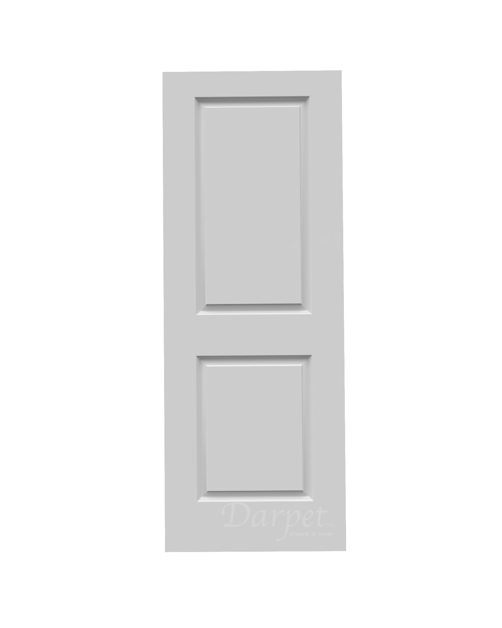 2 Panel Square Carrara Primed 6'-8" (80")