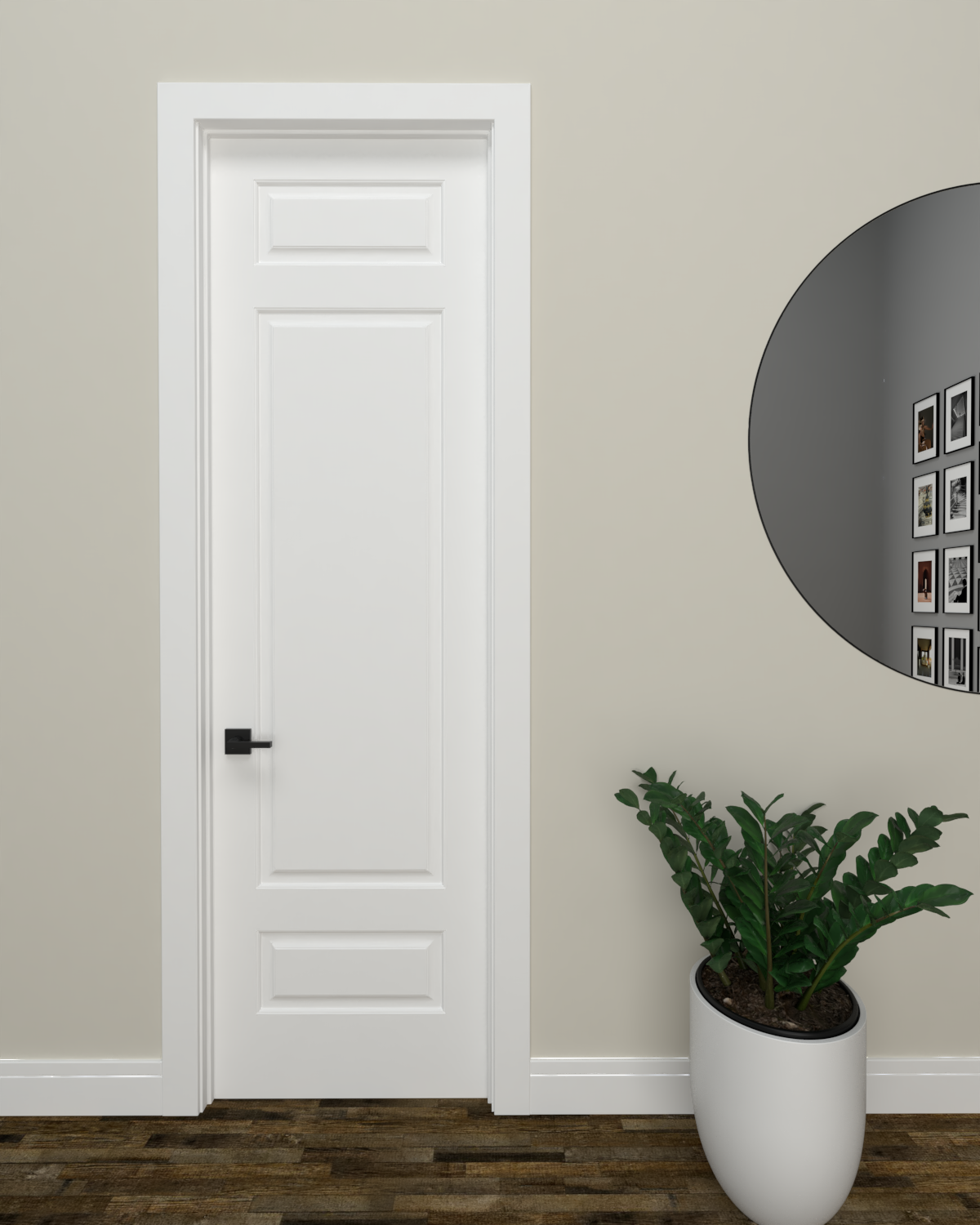 D3100 Carved Interior Door
