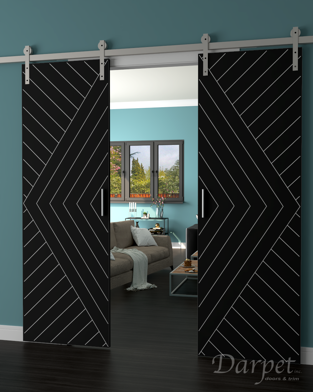 Diamond Primed Groove Interior Door 8'0" (96")