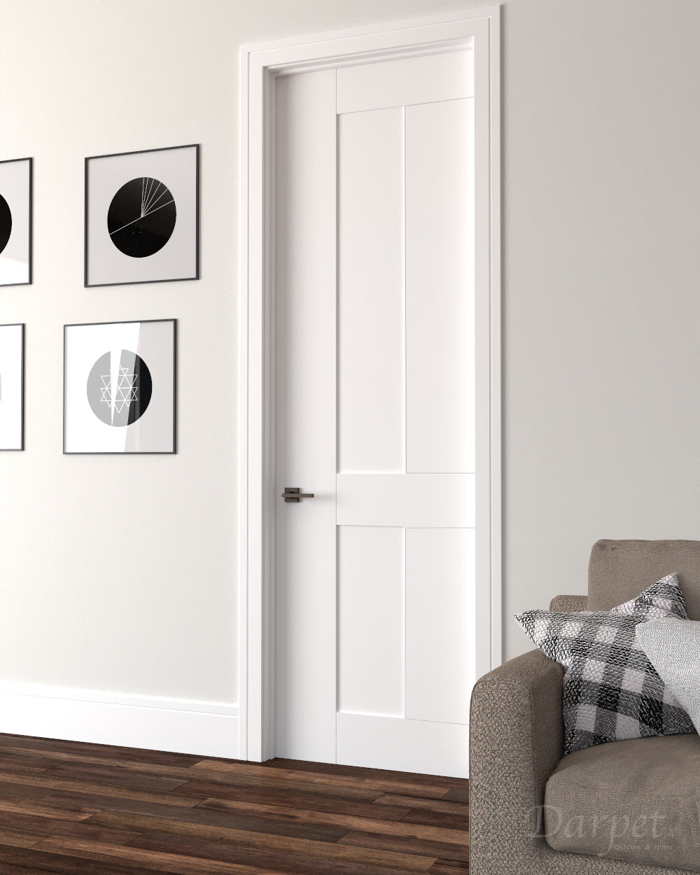 Esto Primed Carved Interior Door 8'-0" (96")