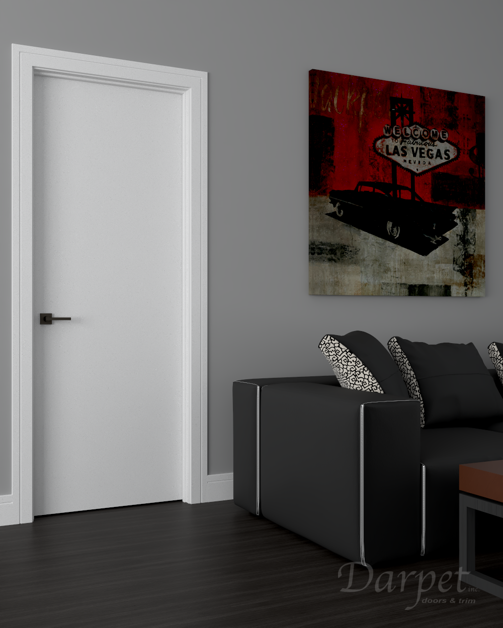 Flush Primed Interior Door Slab 6'-8" (80")