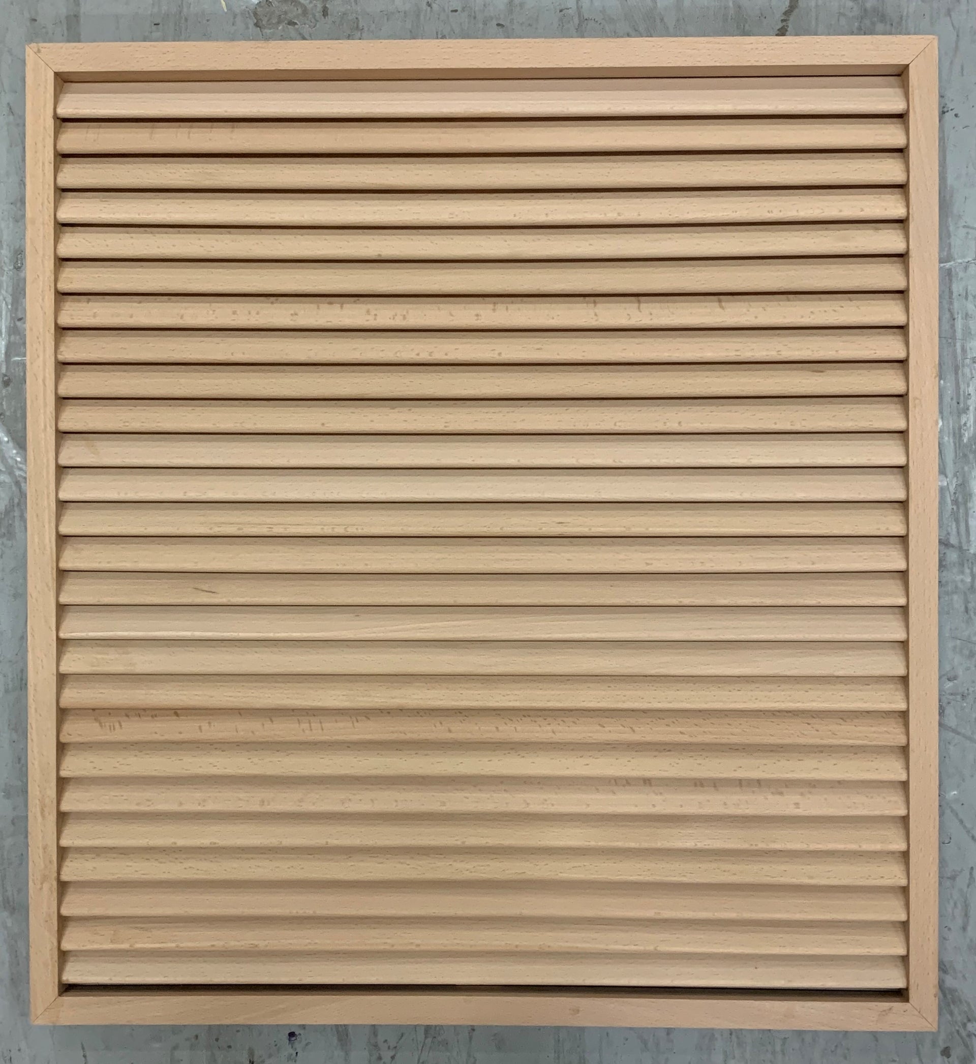Flush Primed with Louver Insert 6'-8" (80")