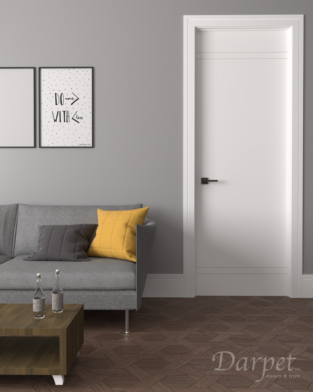 Stanza Primed Groove Interior Door 7'-0" (84")