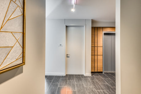 A Modern Interior Built Around Flush Doors