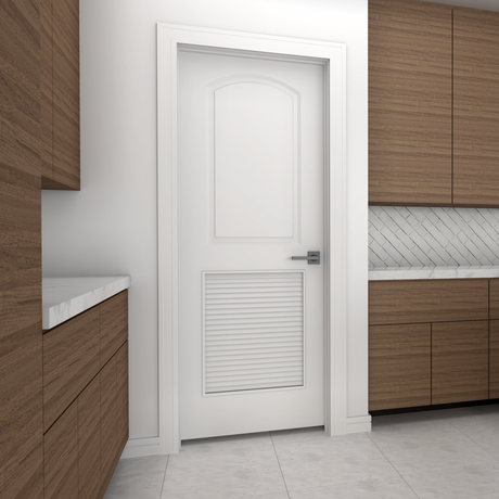 Caiman (2 Panel Arch) with Louver Insert