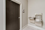 Commercial Flush Birch Double Door with Hollow Metal Frame