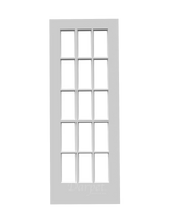 Clear Glass French (15 Lite) Pocket
