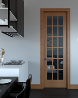Clear Glass Poplar (18 Lite) Slab