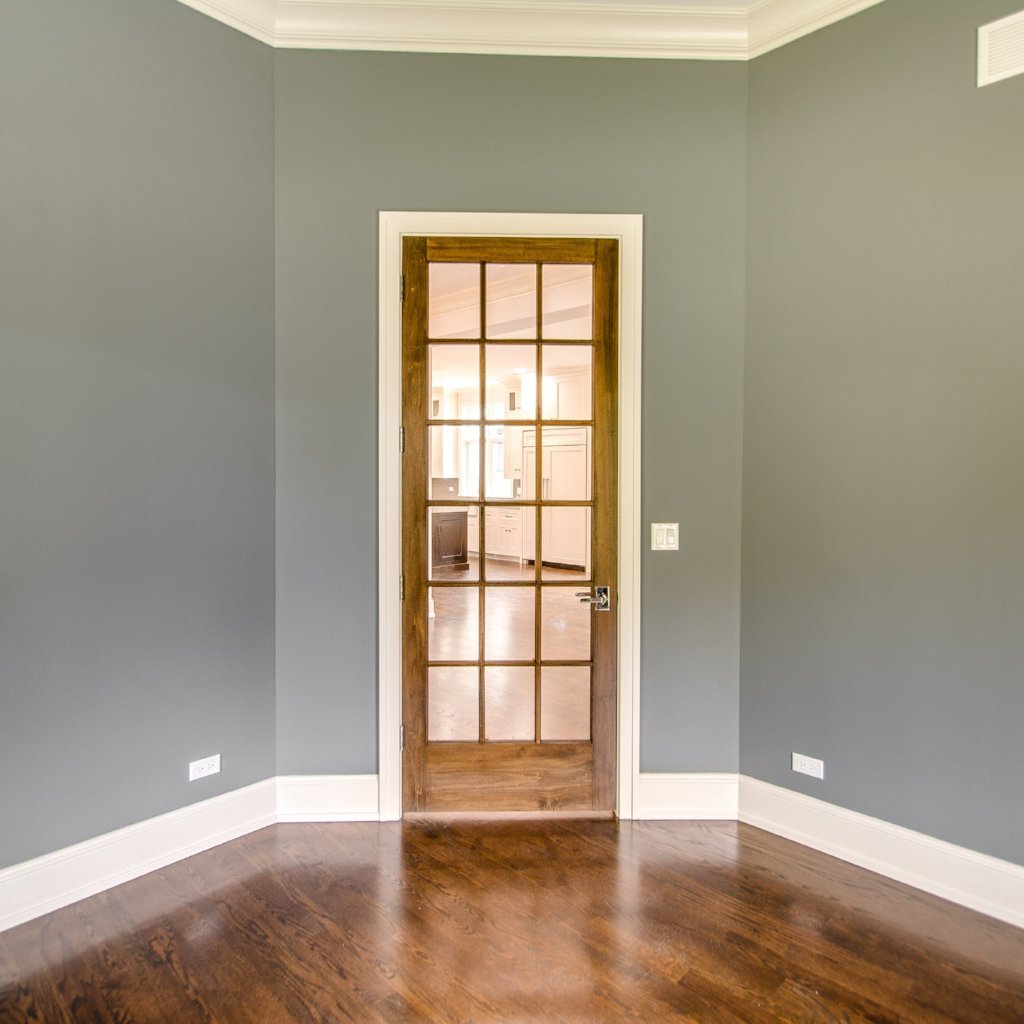 Clear Glass Poplar (18 Lite) Double