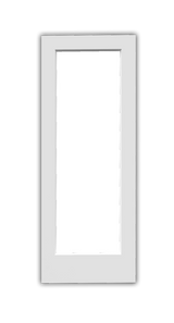 Clear Glass French (1 Lite) Pocket