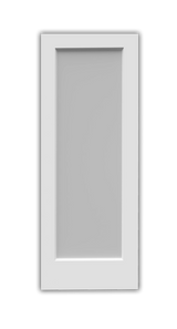 Frosted Glass French (1 Lite) Barn