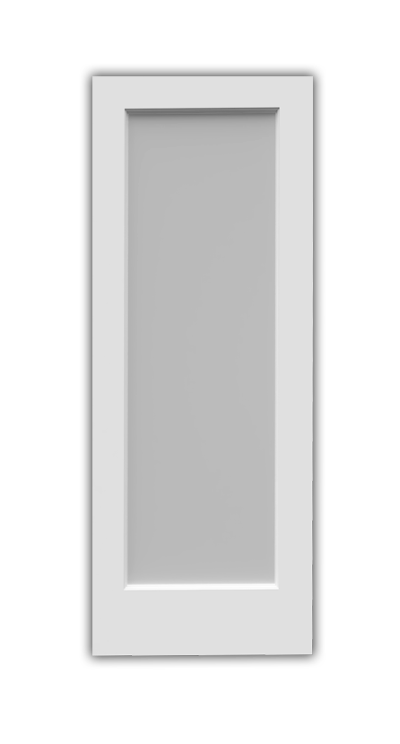 Frosted Glass French (1 Lite) Slab