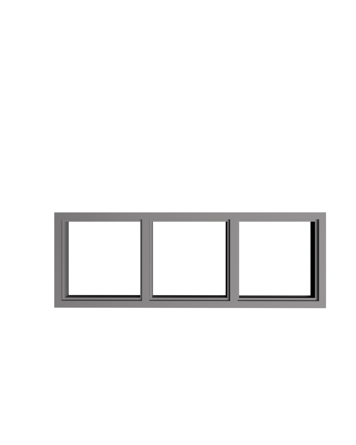 Triple Borrowed Lite Frame - Model#3BL