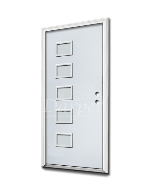 5 Lite Steel Door