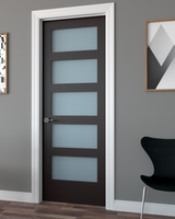 Laminated Glass Poplar Shaker (5 Lite) Slab