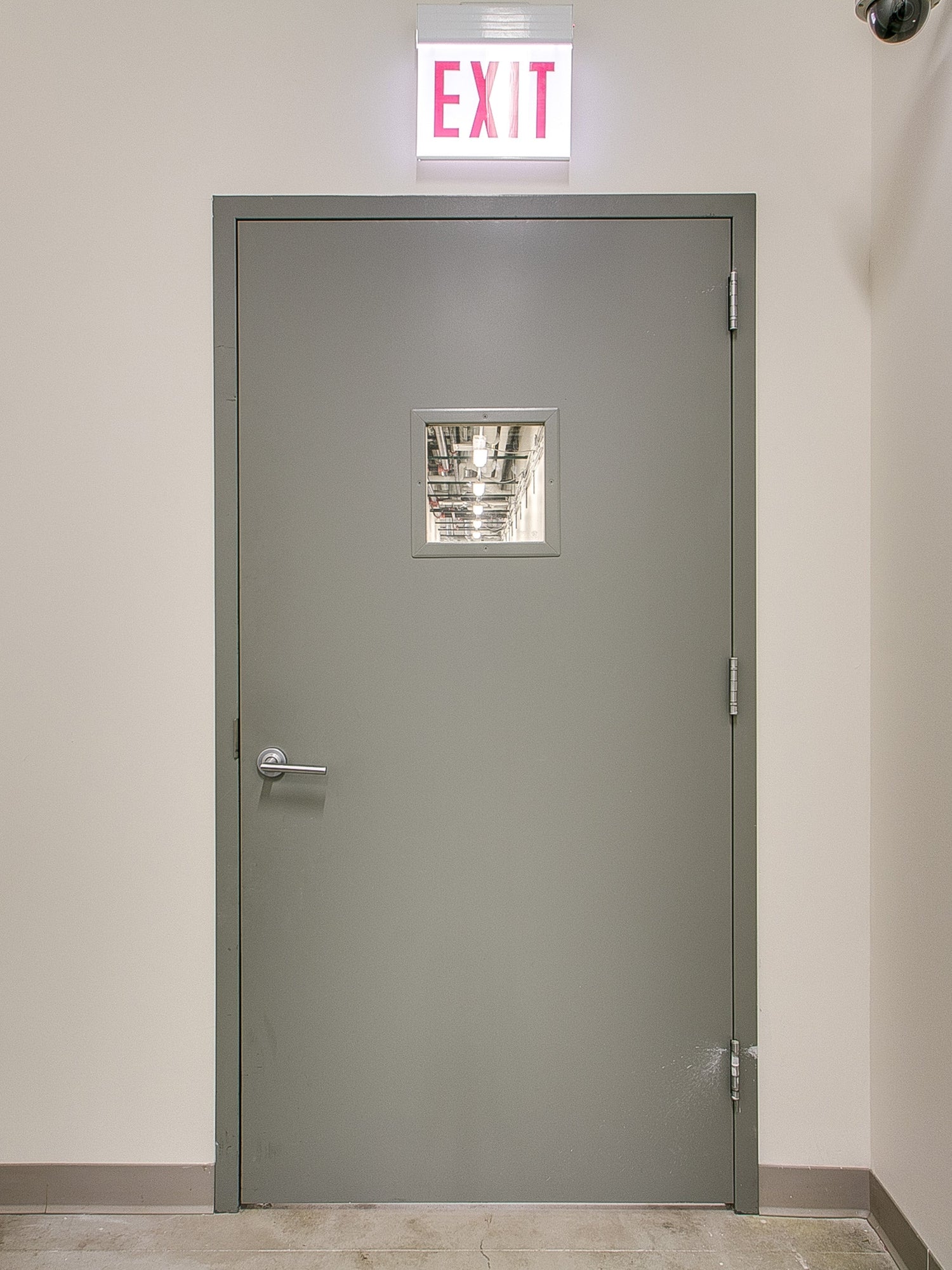 Hollow Metal Double Door with Vision Vision Lite