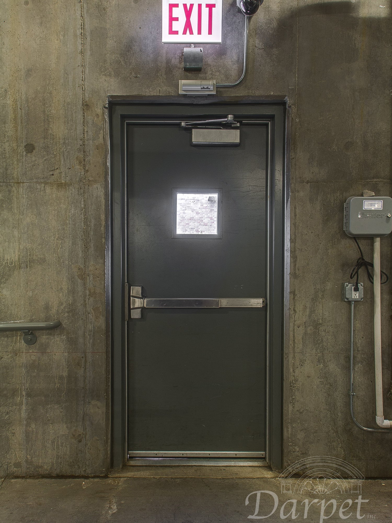 Hollow Metal Double Door with Vision Vision Lite