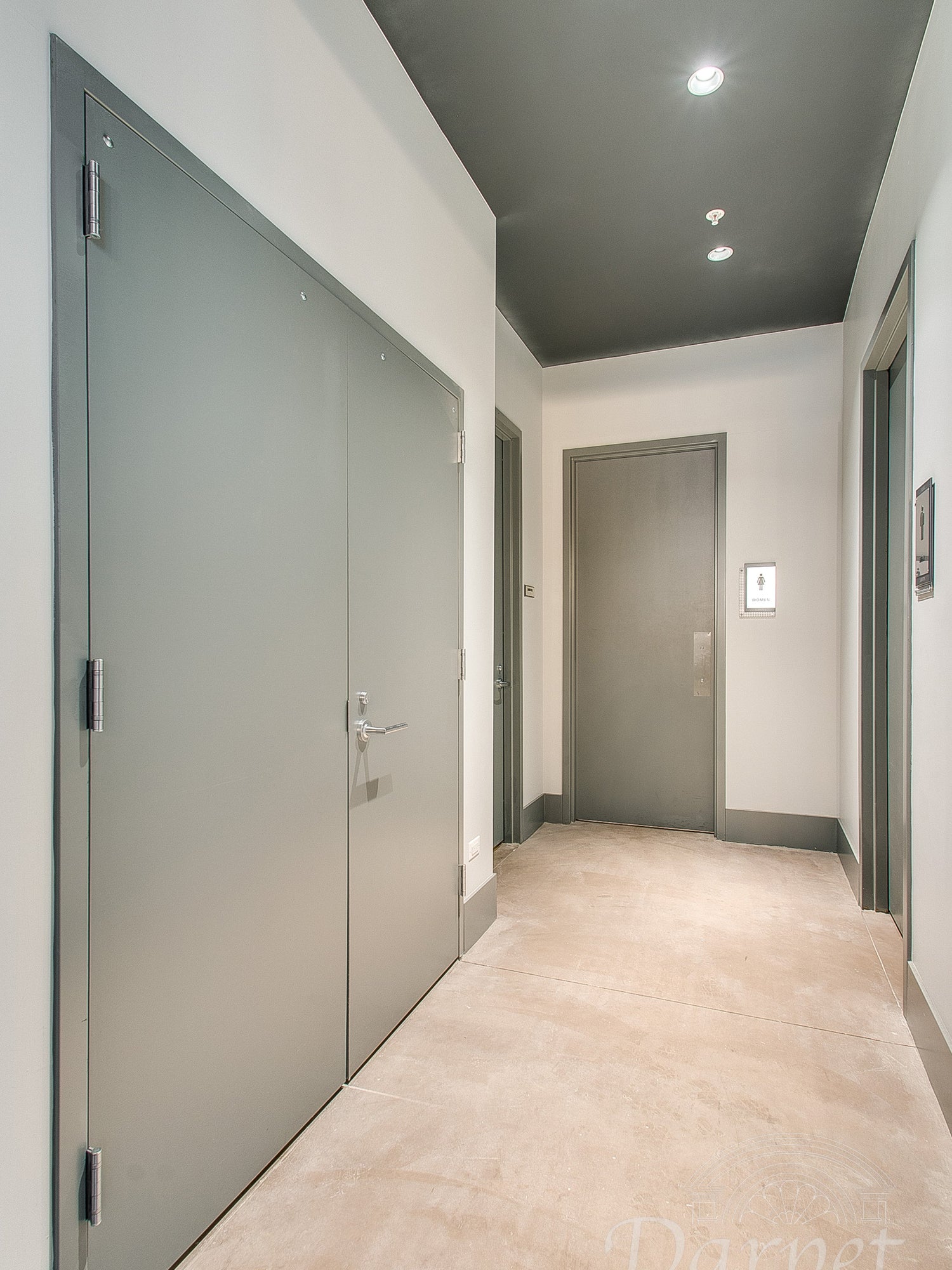 Flush Hollow Metal Double Door