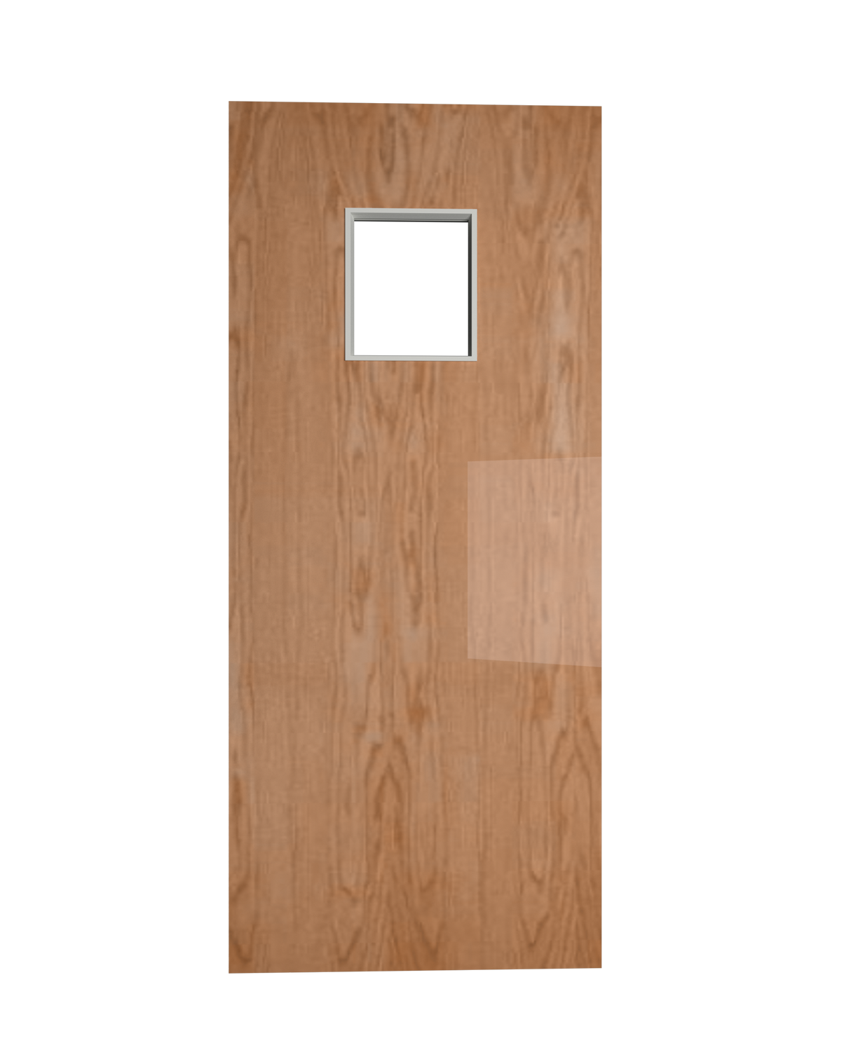 Commercial Oak Door with Hollow Metal Frame with Vision Vision Lite Slab