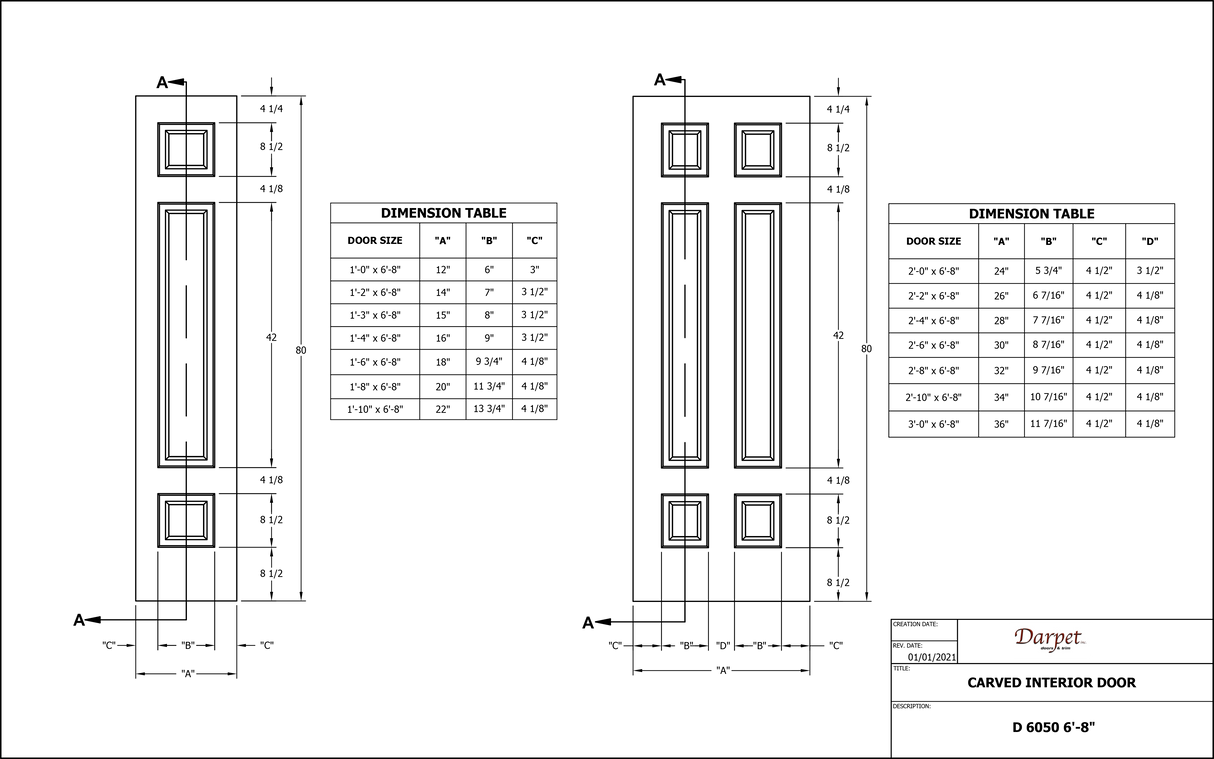 D6050 Prehung