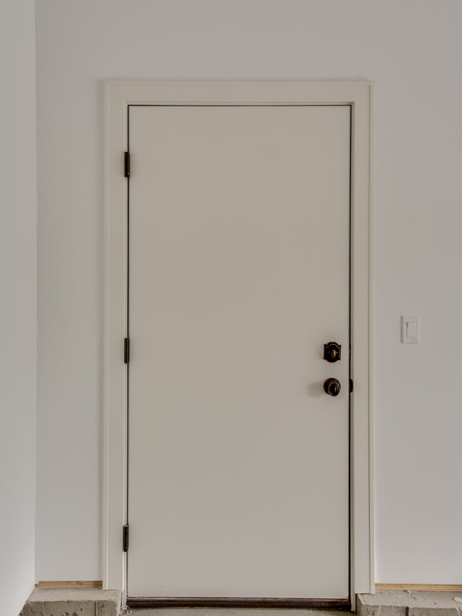 Flush Smooth Steel Door