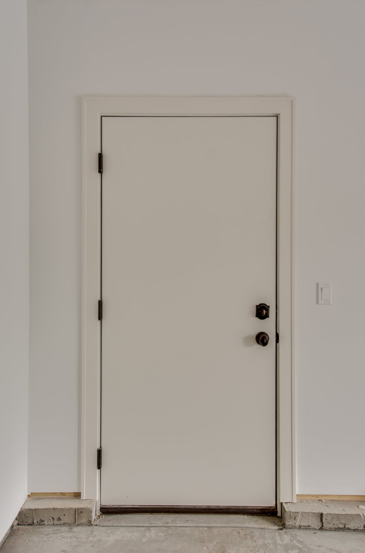 Flush Smooth Steel Door