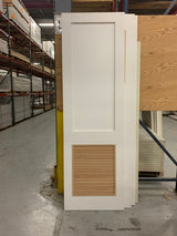 Flat Shaker (2 Panel) Bypass with Louver Insert