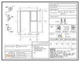 Right Partial Side Lite Frame - Model#RPSL